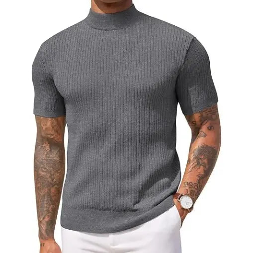 The Astor Ribbed Turtleneck Top