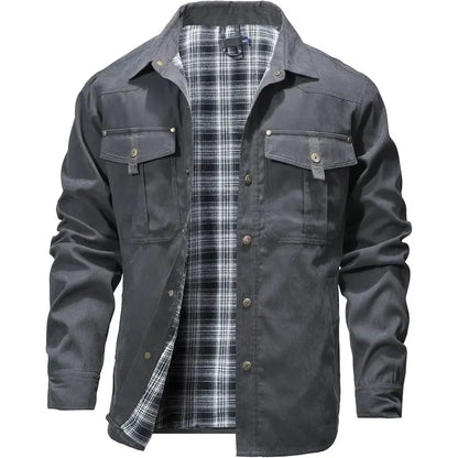 The Prescott Plaid-Lined Shacket