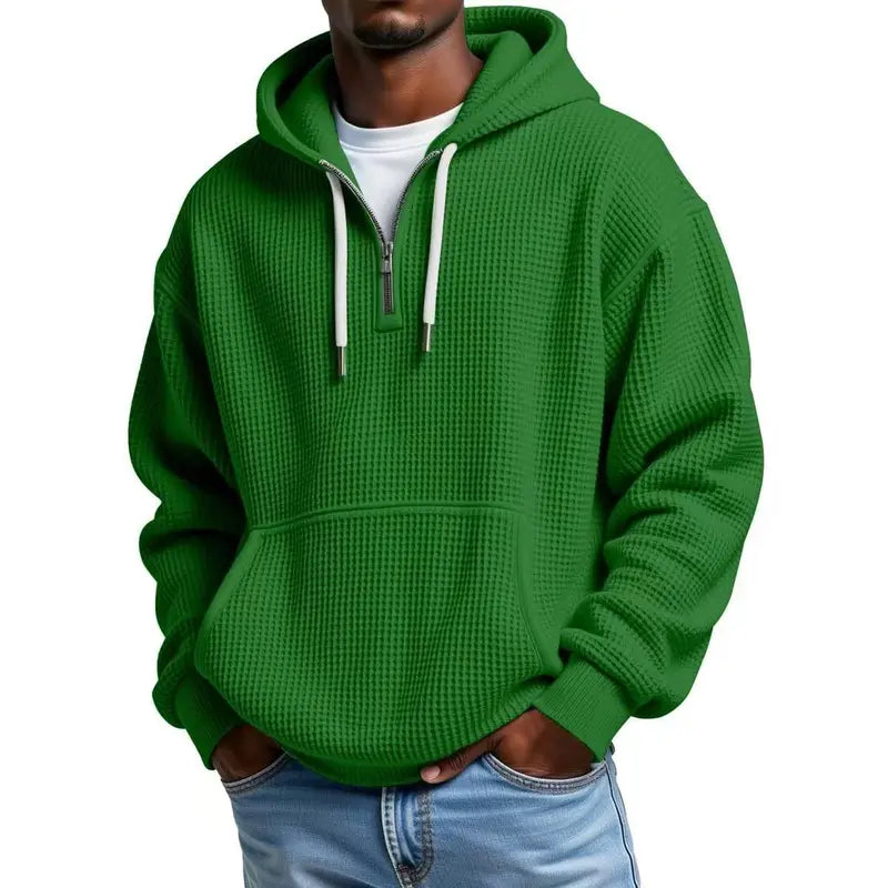 The Mercer Waffle-Knit Hoodie