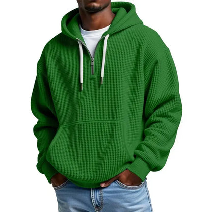 The Mercer Waffle-Knit Hoodie