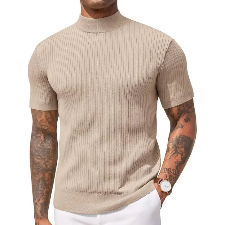 The Astor Ribbed Turtleneck Top