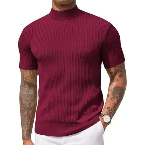 The Astor Ribbed Turtleneck Top