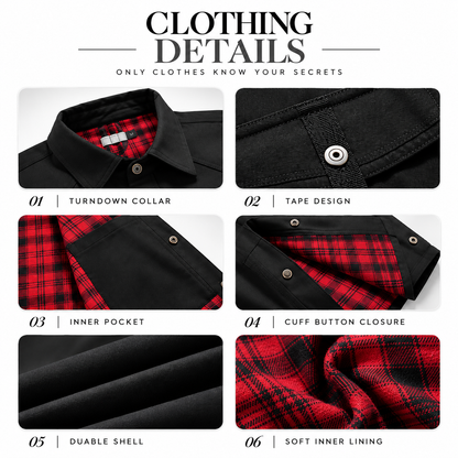 The Prescott Plaid-Lined Shacket