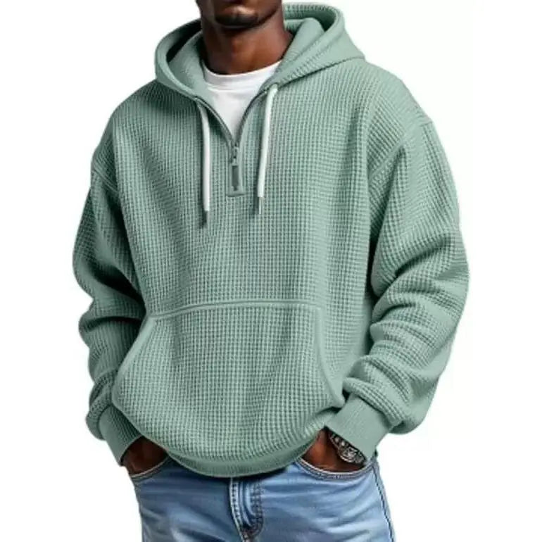 The Mercer Waffle-Knit Hoodie