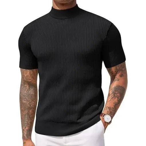 The Astor Ribbed Turtleneck Top
