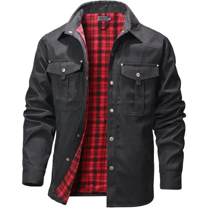 The Prescott Plaid-Lined Shacket