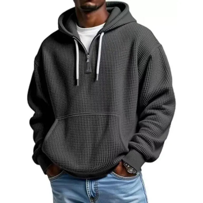 The Mercer Waffle-Knit Hoodie