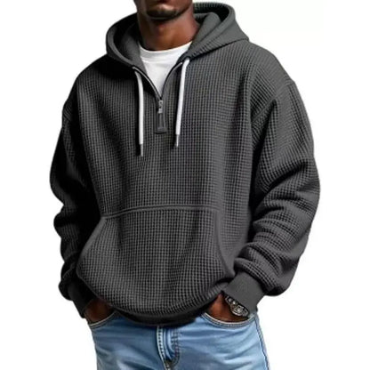 The Mercer Waffle-Knit Hoodie