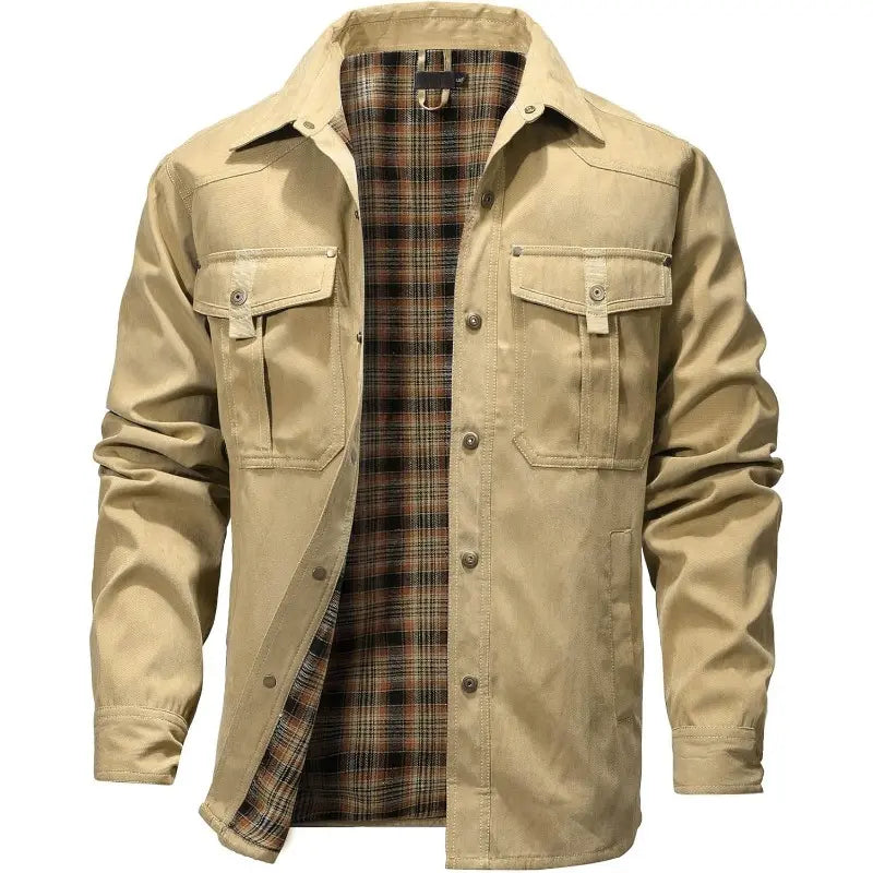 The Prescott Plaid-Lined Shacket